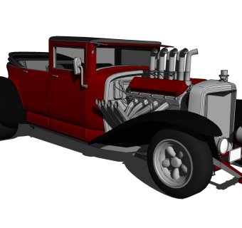 超精细汽车模型 福特 franken stange